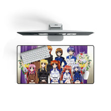 Load image into Gallery viewer, Magical Girl Lyrical Nanoha Mouse Pad (Desk Mat) On Desk
