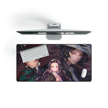 Load image into Gallery viewer, Demon Slayer, Kimetsu no Yaiba, Tanjiro, Nezuko, Muzan, Mouse Pad (Desk Mat)
