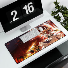 Load image into Gallery viewer, Magical Girl Lyrical Nanoha Mouse Pad (Desk Mat) With Laptop
