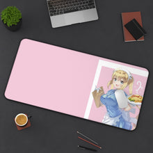 Load image into Gallery viewer, Kaho Hinata Mouse Pad (Desk Mat) On Desk
