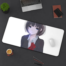 Load image into Gallery viewer, Kuzu No Honkai Hanabi Yasuraoka Mouse Pad (Desk Mat) On Desk
