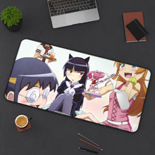 Load image into Gallery viewer, Oreimo Kirino Kousaka, Saori Makishima, Meruru Mouse Pad (Desk Mat) On Desk

