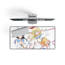 Load image into Gallery viewer, Nisekoi Chitoge Kirisaki, Kosaki Onodera Mouse Pad (Desk Mat) On Desk
