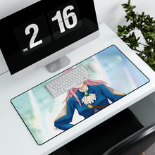 Load image into Gallery viewer, Cute zero two in french Mouse Pad (Desk Mat) With Laptop
