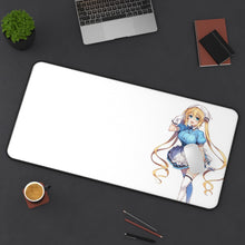 Load image into Gallery viewer, Kaho Hinata Mouse Pad (Desk Mat) On Desk
