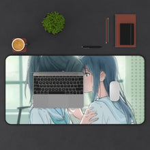 Load image into Gallery viewer, Sound! Euphonium Mizore Yoroizuka, Nozomi Kasaki Mouse Pad (Desk Mat) With Laptop
