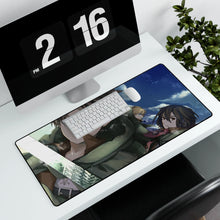 Load image into Gallery viewer, Eren,Mikasa and Armin Mouse Pad (Desk Mat)
