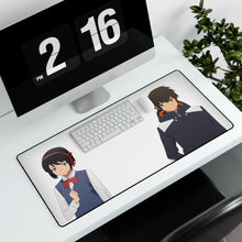 Load image into Gallery viewer, Your Name. Mouse Pad (Desk Mat) With Laptop
