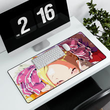 Load image into Gallery viewer, Beatrice and Puck Mouse Pad (Desk Mat) With Laptop
