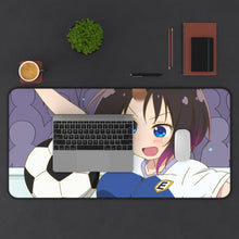Load image into Gallery viewer, Miss Kobayashi&#39;s Dragon Maid Elma, Kobayashi San Chi No Maid Dragon Mouse Pad (Desk Mat) With Laptop

