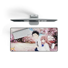 Load image into Gallery viewer, Koe No Katachi Shouko Nishimiya, Shouya Ishida Mouse Pad (Desk Mat) On Desk
