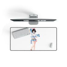 Load image into Gallery viewer, Anime Girl Mouse Pad (Desk Mat) On Desk
