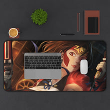 Load image into Gallery viewer, Kabaneri Of The Iron Fortress Mouse Pad (Desk Mat) With Laptop
