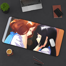 Load image into Gallery viewer, Sound! Euphonium Kumiko Oumae, Reina Kousaka Mouse Pad (Desk Mat) On Desk
