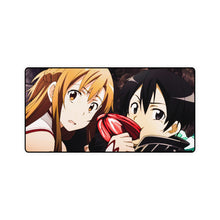 Load image into Gallery viewer, Kirito And Asuna Mouse Pad (Desk Mat)

