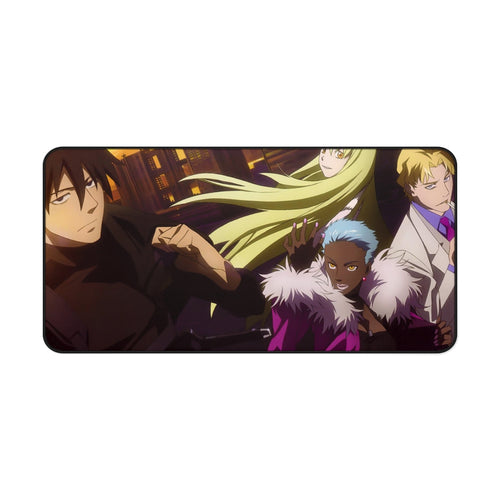 Darker Than Black Hei, Amber Mouse Pad (Desk Mat)