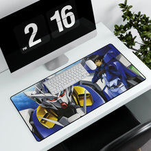Load image into Gallery viewer, Anime Mobile Suit Gundam 00 Mouse Pad (Desk Mat) With Laptop

