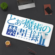 Load image into Gallery viewer, A Certain Magical Index Mouse Pad (Desk Mat) On Desk
