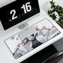 Load image into Gallery viewer, Shinobu Kochou Mouse Pad (Desk Mat) With Laptop
