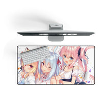 Load image into Gallery viewer, Anime Girl Mouse Pad (Desk Mat) On Desk
