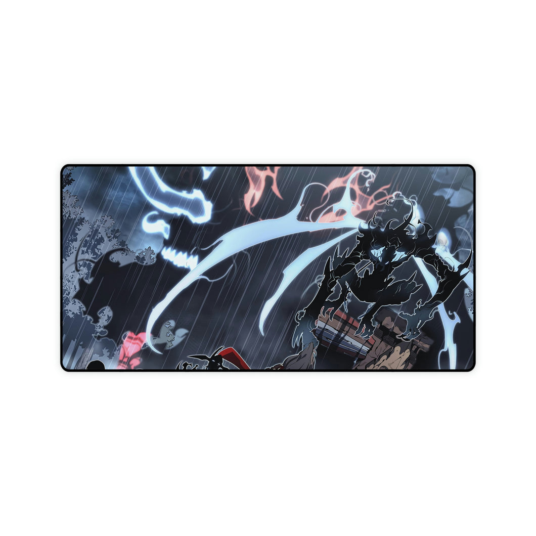 Solo Leveling, Sung Jin Woo, Beru, Igris, Mouse Pad (Desk Mat)