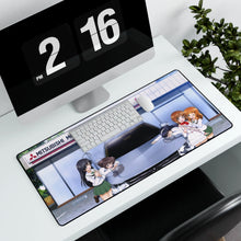 Load image into Gallery viewer, Girls und Panzer Mouse Pad (Desk Mat) With Laptop
