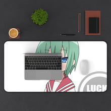 Load image into Gallery viewer, Lucky Star Minami Iwasaki Mouse Pad (Desk Mat) With Laptop
