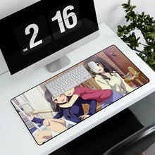 Load image into Gallery viewer, Hanasaku Iroha Mouse Pad (Desk Mat) With Laptop

