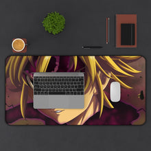 Load image into Gallery viewer, The Seven Deadly Sins Meliodas Mouse Pad (Desk Mat) With Laptop

