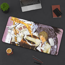 Load image into Gallery viewer, Light Yagami Mouse Pad (Desk Mat) On Desk
