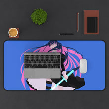 Load image into Gallery viewer, Panty &amp; Stocking with Garterbelt Stocking Anarchy, Panty Stocking With Garterbelt Mouse Pad (Desk Mat) With Laptop
