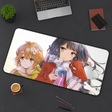 Load image into Gallery viewer, Masamune-kun&#39;s Revenge Aki Adagaki, Yoshino Koiwai Mouse Pad (Desk Mat) On Desk
