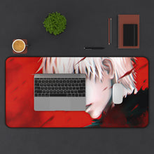 Load image into Gallery viewer, Tokyo Ghoul Ken Kaneki Mouse Pad (Desk Mat) With Laptop
