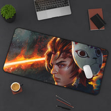 Load image into Gallery viewer, Demon Slayer: Kimetsu No Yaiba Mouse Pad (Desk Mat) On Desk
