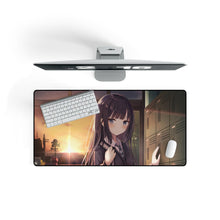Load image into Gallery viewer, Anime Girl Mouse Pad (Desk Mat) On Desk
