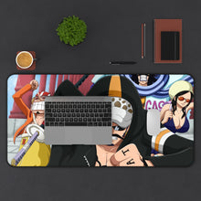 Load image into Gallery viewer, Trafalgar Law,Nico Robin,Usopp and Caesar Mouse Pad (Desk Mat) Background
