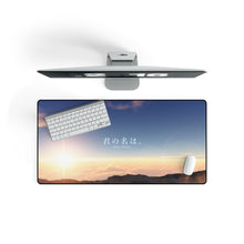 Load image into Gallery viewer, Your Name. Mouse Pad (Desk Mat) On Desk
