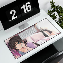 Load image into Gallery viewer, Anime Girl Mouse Pad (Desk Mat) With Laptop
