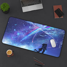 Load image into Gallery viewer, Your Name. Mouse Pad (Desk Mat) On Desk
