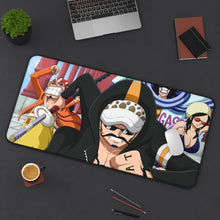 Load image into Gallery viewer, Trafalgar Law,Nico Robin,Usopp and Caesar Mouse Pad (Desk Mat) With Laptop
