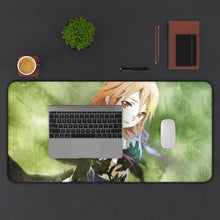 Load image into Gallery viewer, Guilty Crown Inori Yuzuriha Mouse Pad (Desk Mat) With Laptop
