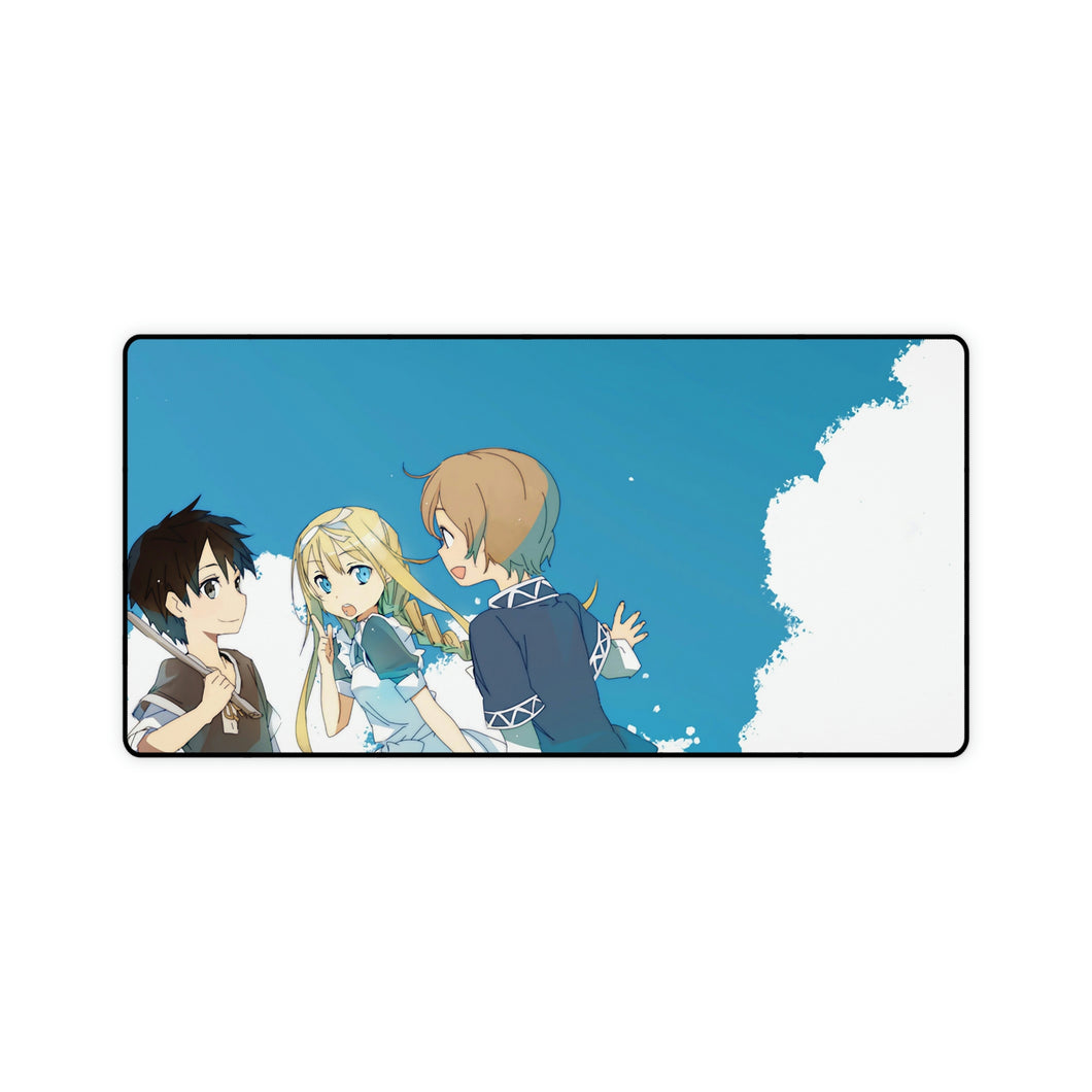 Kirito, Alice, Eugeo, Sword Art Online Alicization, Mouse Pad (Desk Mat)