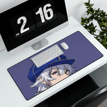 Load image into Gallery viewer, Letter Bee Mouse Pad (Desk Mat) With Laptop
