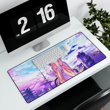 Load image into Gallery viewer, Mirai Nikki Yuno Gasai Mouse Pad (Desk Mat) With Laptop
