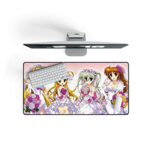 Load image into Gallery viewer, Magical Girl Lyrical Nanoha Mouse Pad (Desk Mat) On Desk
