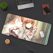 Load image into Gallery viewer, Fate/Apocrypha Saber Of Red Mouse Pad (Desk Mat) On Desk
