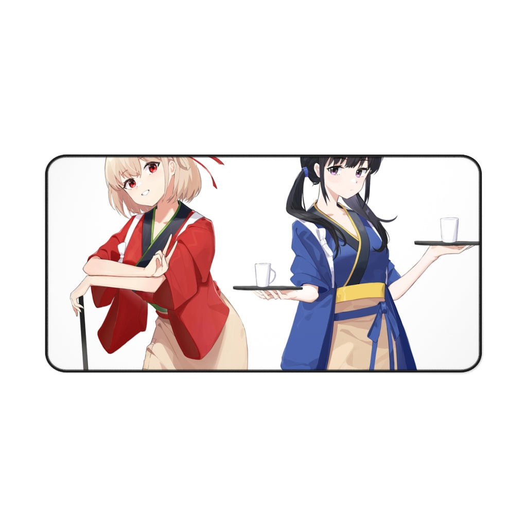Lycoris Recoil Takina Inoue, Chisato Nishikigi Mouse Pad (Desk Mat)