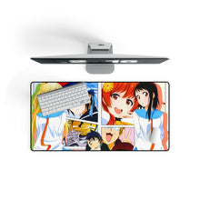 Load image into Gallery viewer, Nisekoi Chitoge Kirisaki, Kosaki Onodera, Seishirou Tsugumi, Marika Tachibana, Shuu Maiko Mouse Pad (Desk Mat) On Desk
