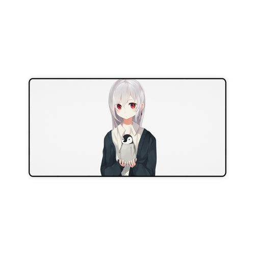 Anime Girl Penguin Mouse Pad (Desk Mat)