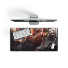 Load image into Gallery viewer, EVANGELION UNIT-02 Mouse Pad (Desk Mat) On Desk
